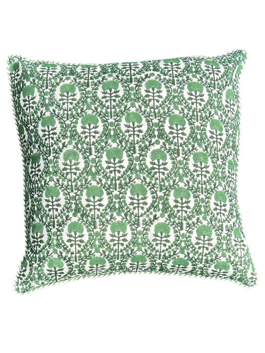 GREEN TRELLIS CUSHION
