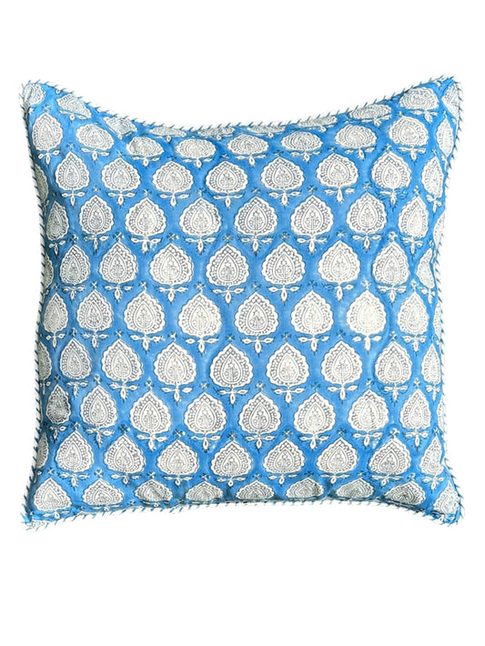 MID BLUE SHIELD CUSHION