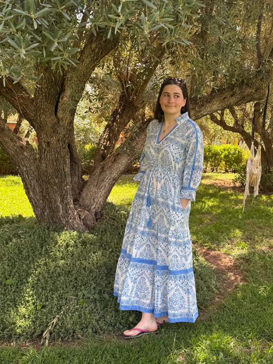 BLUE SQUARE BUTAH LOTTIE DRESS