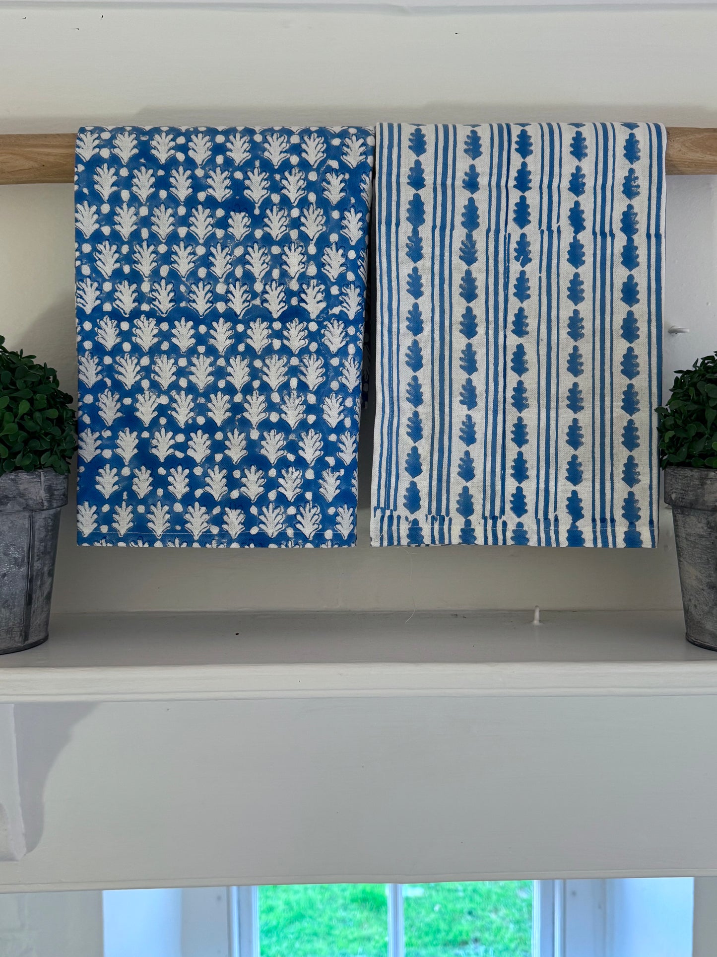 KAHO BLUE TEA TOWELS