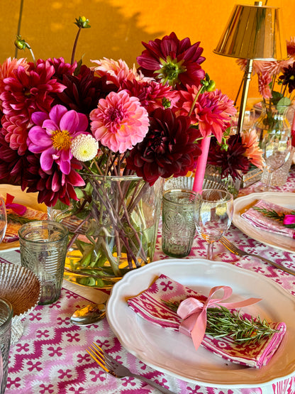 PINK ZIG ZAG NAPKINS