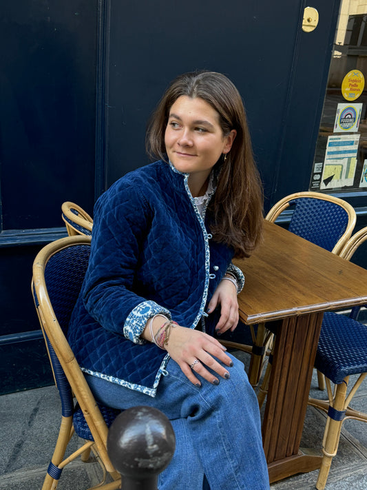BLUE VELVET JACKET