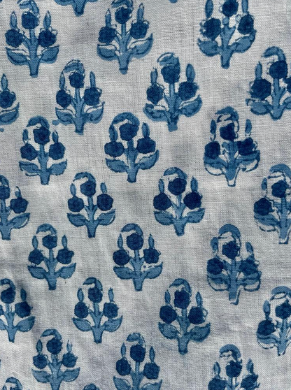 BLUE BOOTY FLORAL SHIRT