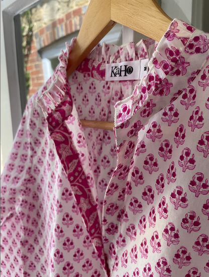 PINK FLORAL SHIRT