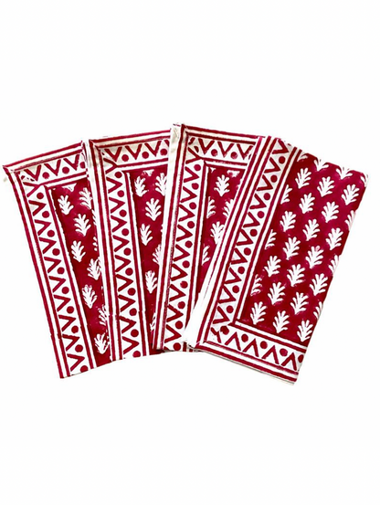 RED ACORN NAPKINS