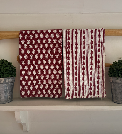 KAHO RED TEA TOWELS