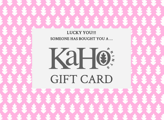 KaHo Prints Gift Card