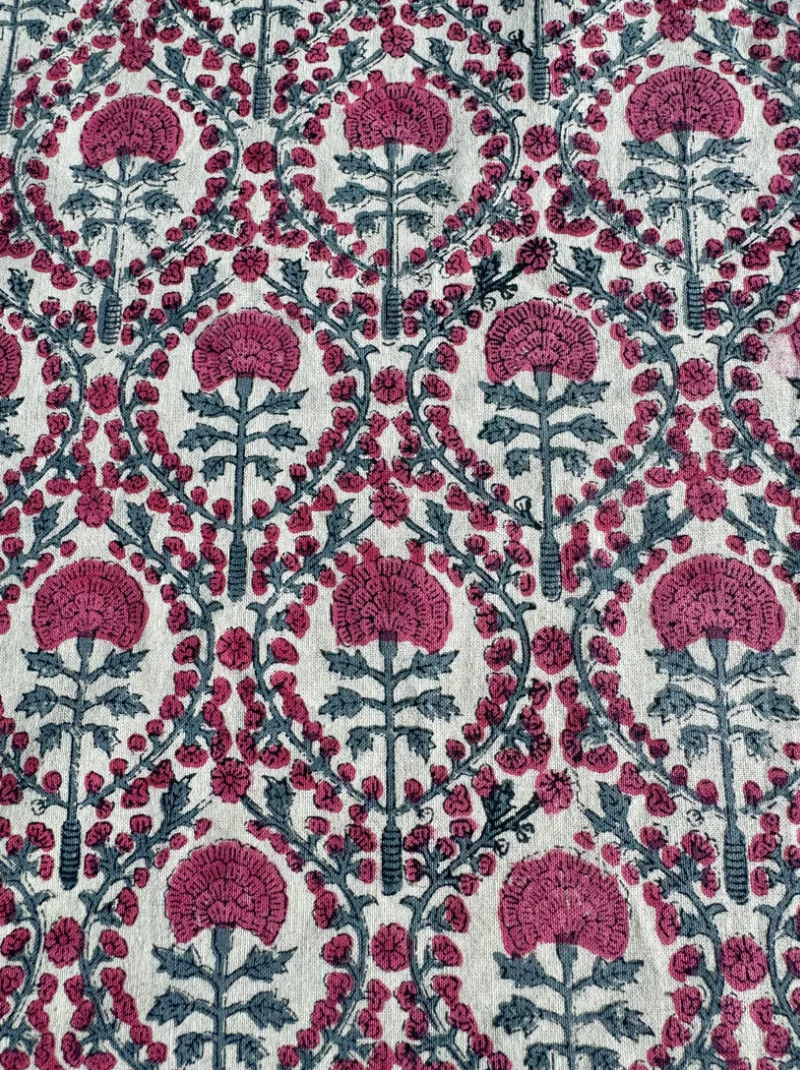 PINK AND BLUE TRELLIS TRAY
