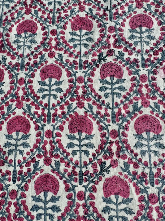 PINK AND BLUE TRELLIS TRAY