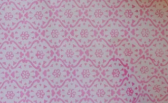 SMALL PINK SPIRAL FLORAL TRAY