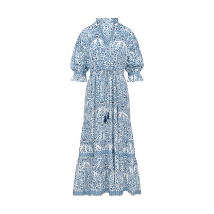 BLUE BUTAH LOTTIE DRESS